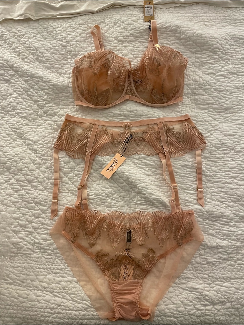 Dita Von Teese Fortunia Curve Complete Collection - Vintage Peach